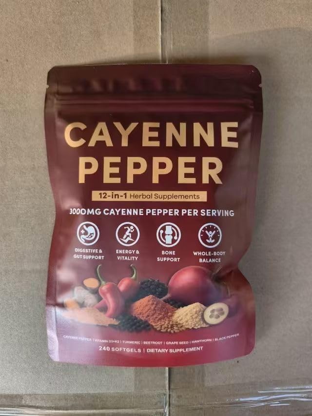 Share Cayenne 3000mg Vitamin K2 & D3, Turmeric, Beetroot & Hawthorn 240Caps
