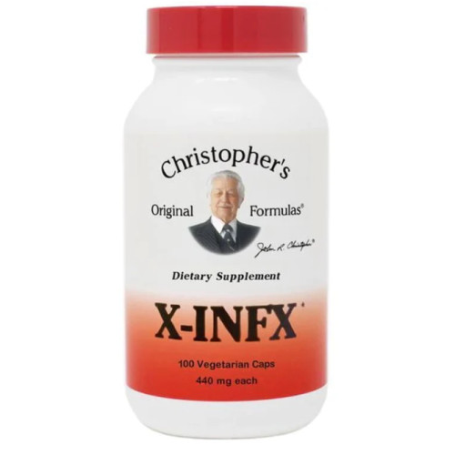 Dr. Christopher’s X-INFX (For Infections) 440 mg. 100 Capsules 8/2029