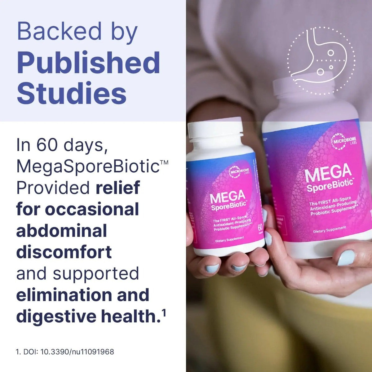 Mega Spore Biotic Formula | Spore-Based Probiotic for Digestive Health
