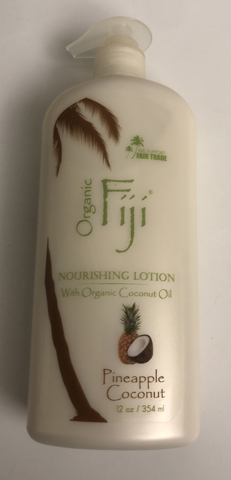 (1) Organic Fiji Nourishing Lotion Pineapple Coconut 12 Fl Oz