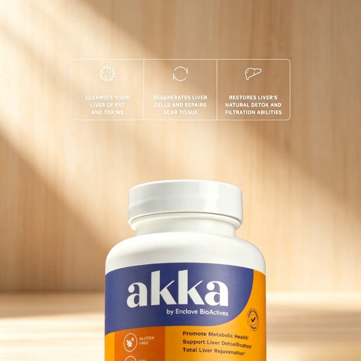 AKKA Premium Liver Cleanse Detox & Repair–Gut Health & Milk Thistle Support