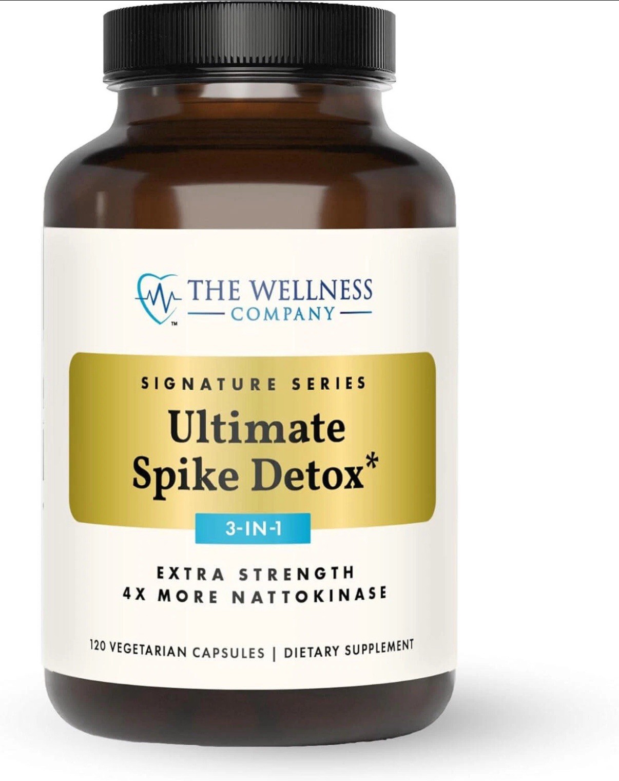 The Wellness Company Ultimate Spike Detox Formula 120 Count Original Sealed