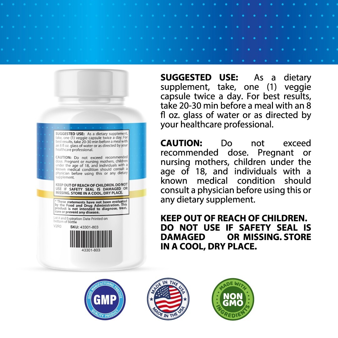 Berbacil- Blood Support- 4 Bottles- 240 Capsules