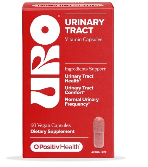 OPositiv URO Urinary Tract Vitamin Health Supplement for Women 60 Caps Exp 11/26