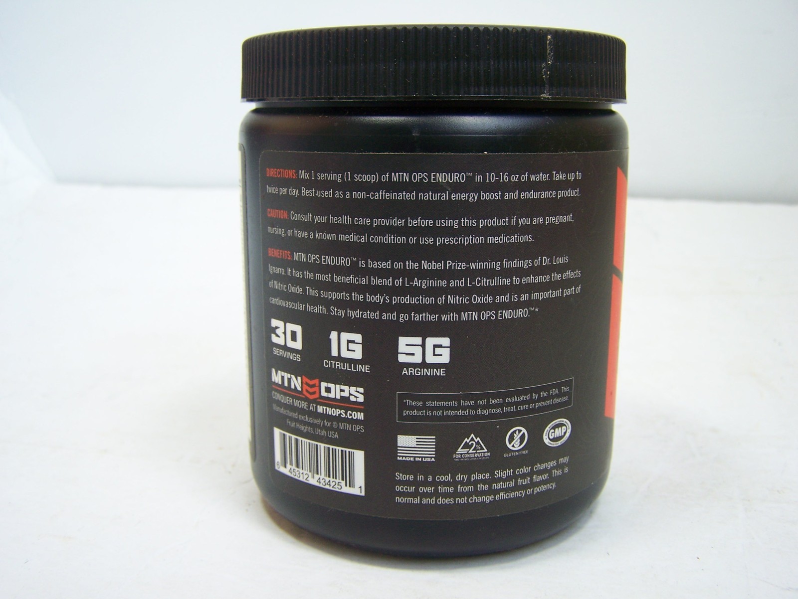 MTN OPS Enduro Cardio Enhancement Non-Caffeinated Watermelon Flavor – 30 Serving