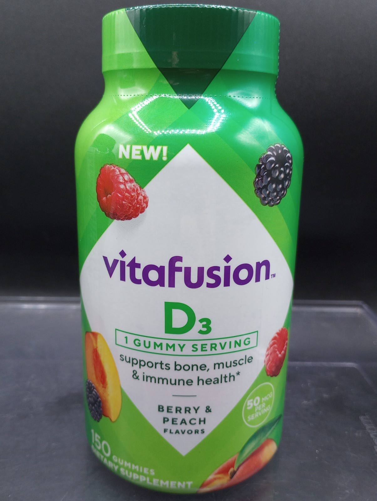 Vitafusion Vitamin D3 Gummies, Bone & Immune Support 150 Gummies 02/27 LOT OF 2