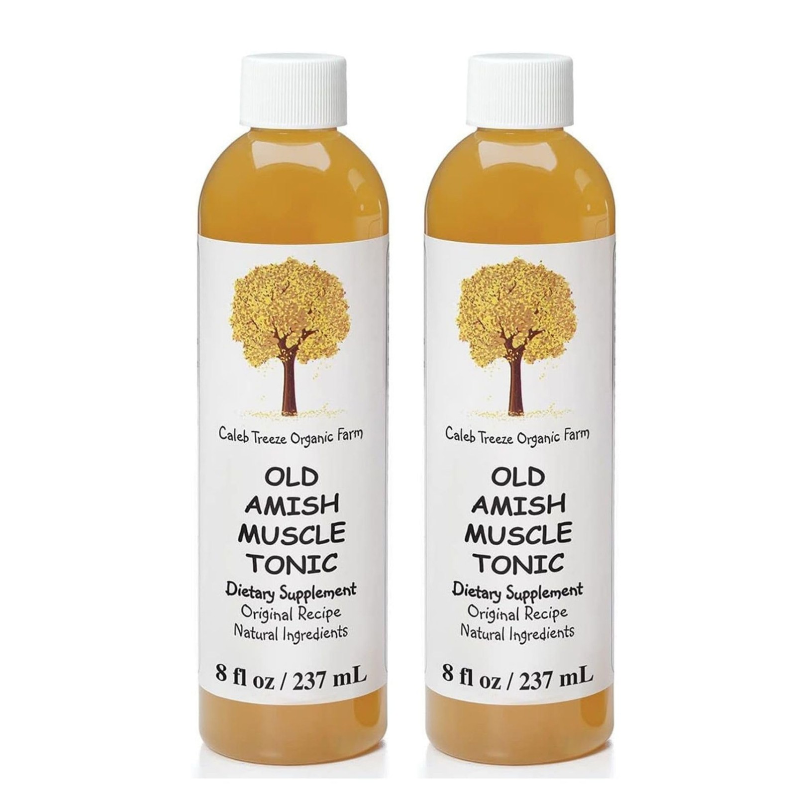 Caleb Treeze Old Amish Muscle Tonic 8 oz (Pack of 2) 8 Fl Oz