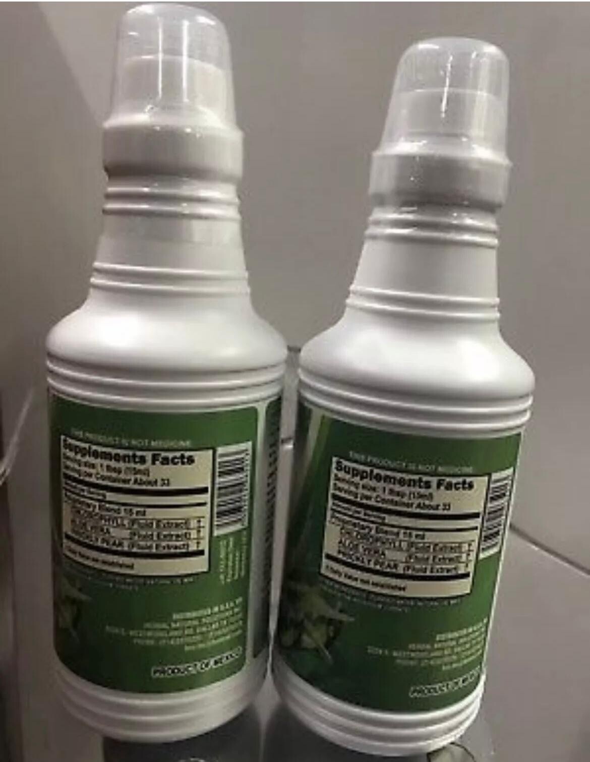 2pcs Clorofila de Nopal y Sabila Liquida Chlorophyll – Aloe Vera & Cactus 500ml