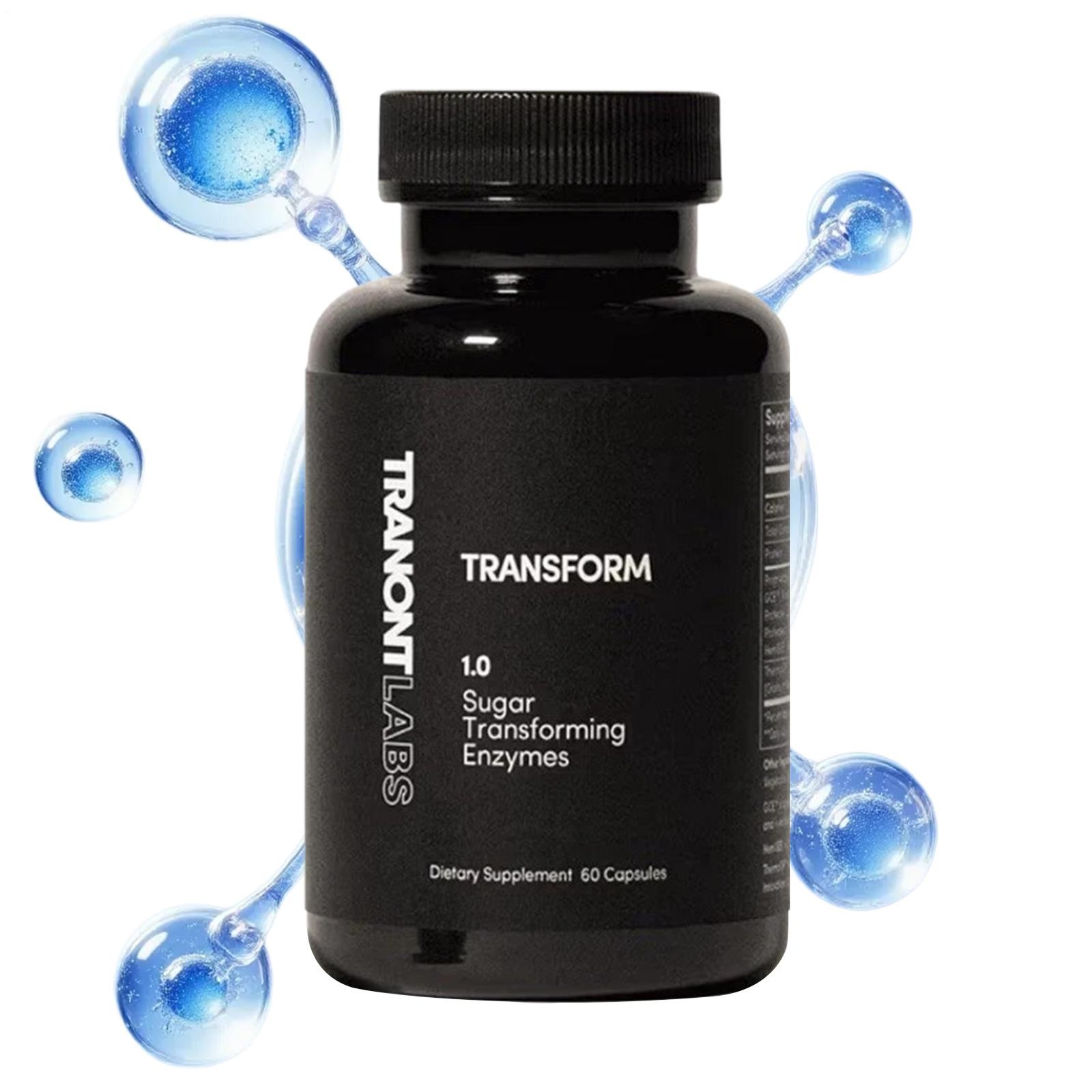 Tranont Labs Transform 1.0 Sugar Transforming Enzymes – 60 Caps – New