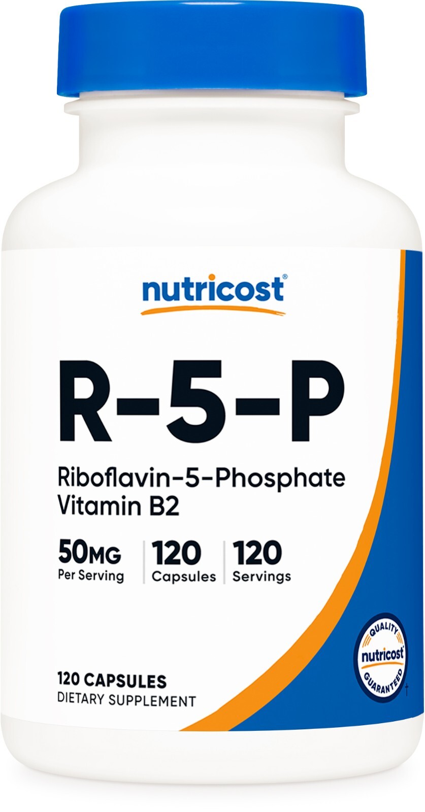Nutricost R-5-P (Riboflavin-5-Phosphate) (Vitamin B2) 50 MG, 120 Capsules