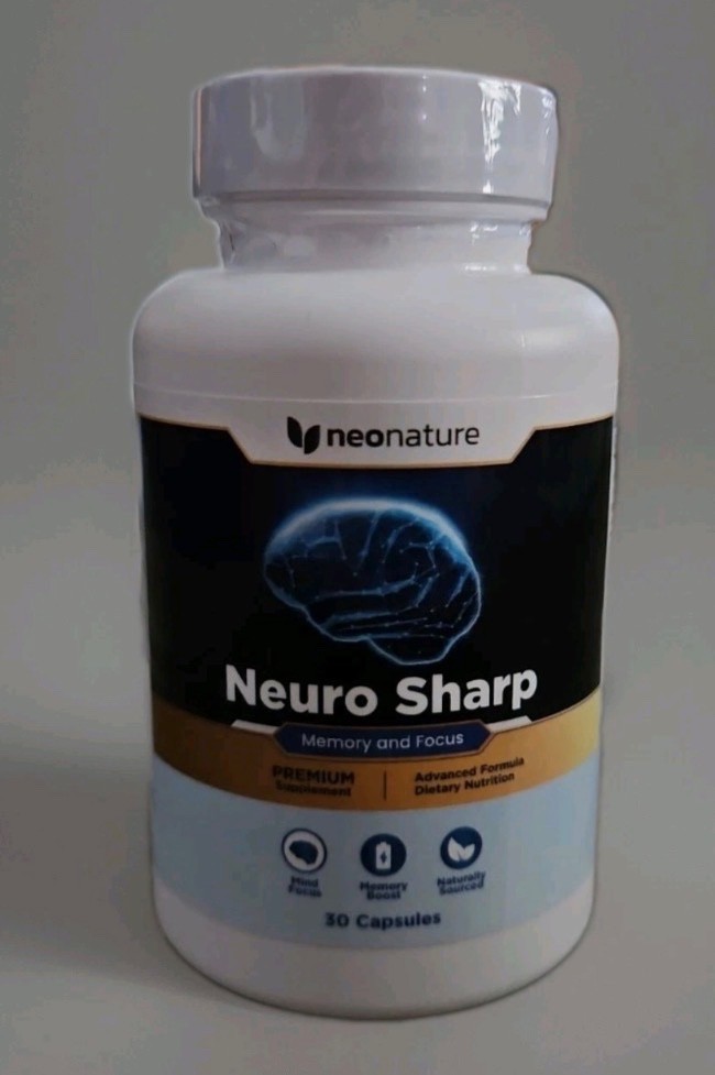 Neuro Sharp Memory Focus Cognitive Support Dietary Supplement 30 ct – EXP: 10/27