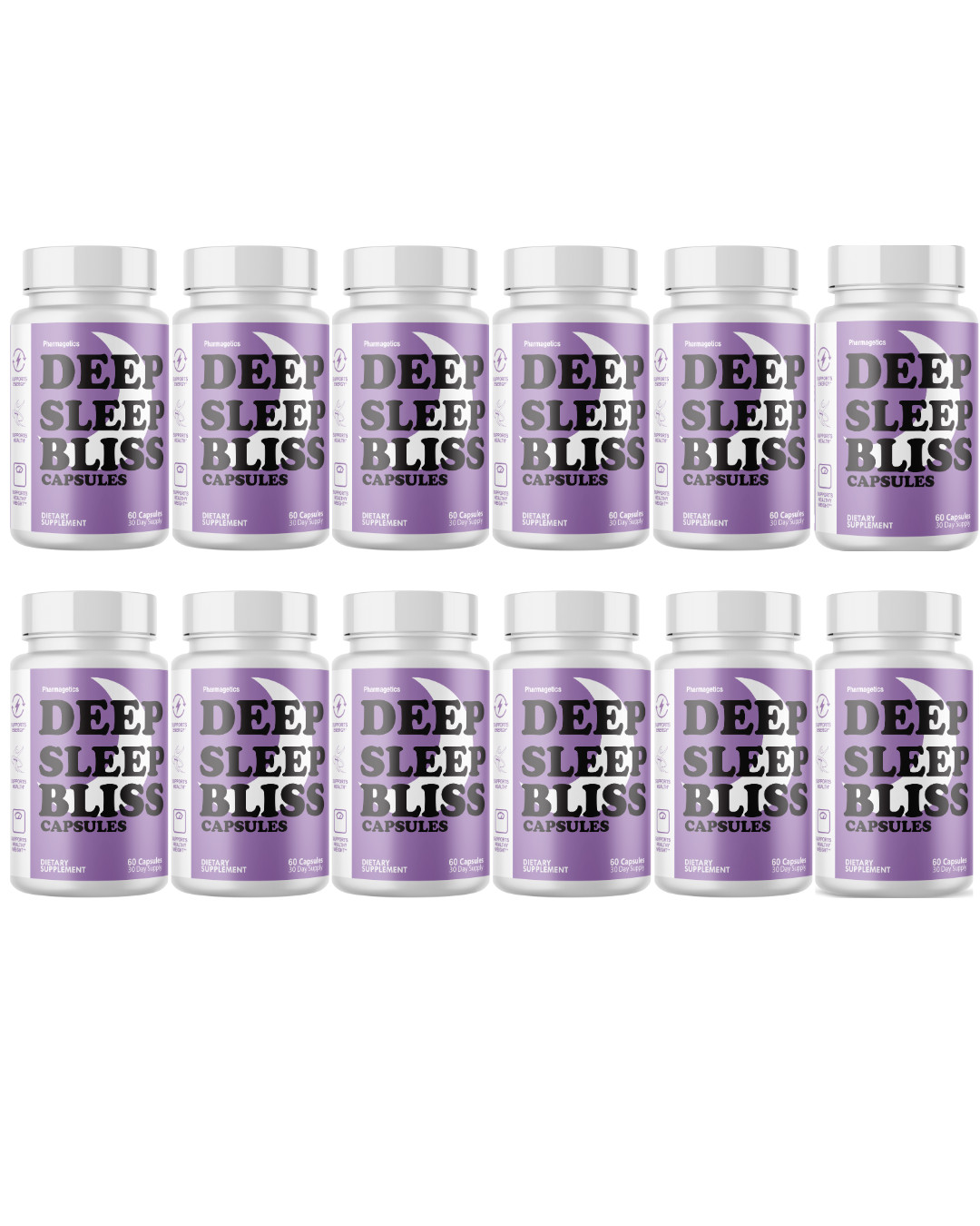 Deep Sleep Bliss – Overall Health Support, Healthy Weigh Supplement- 12 Bottles