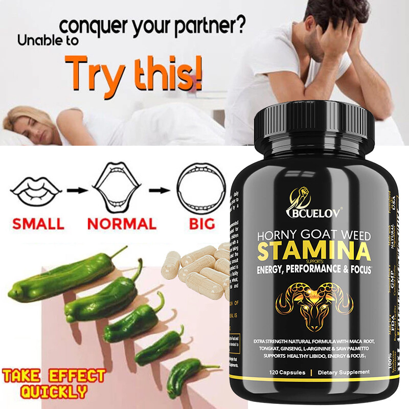 Horny Goat Weed 30 To 120 Capsules 1000mg Male Libid Boost