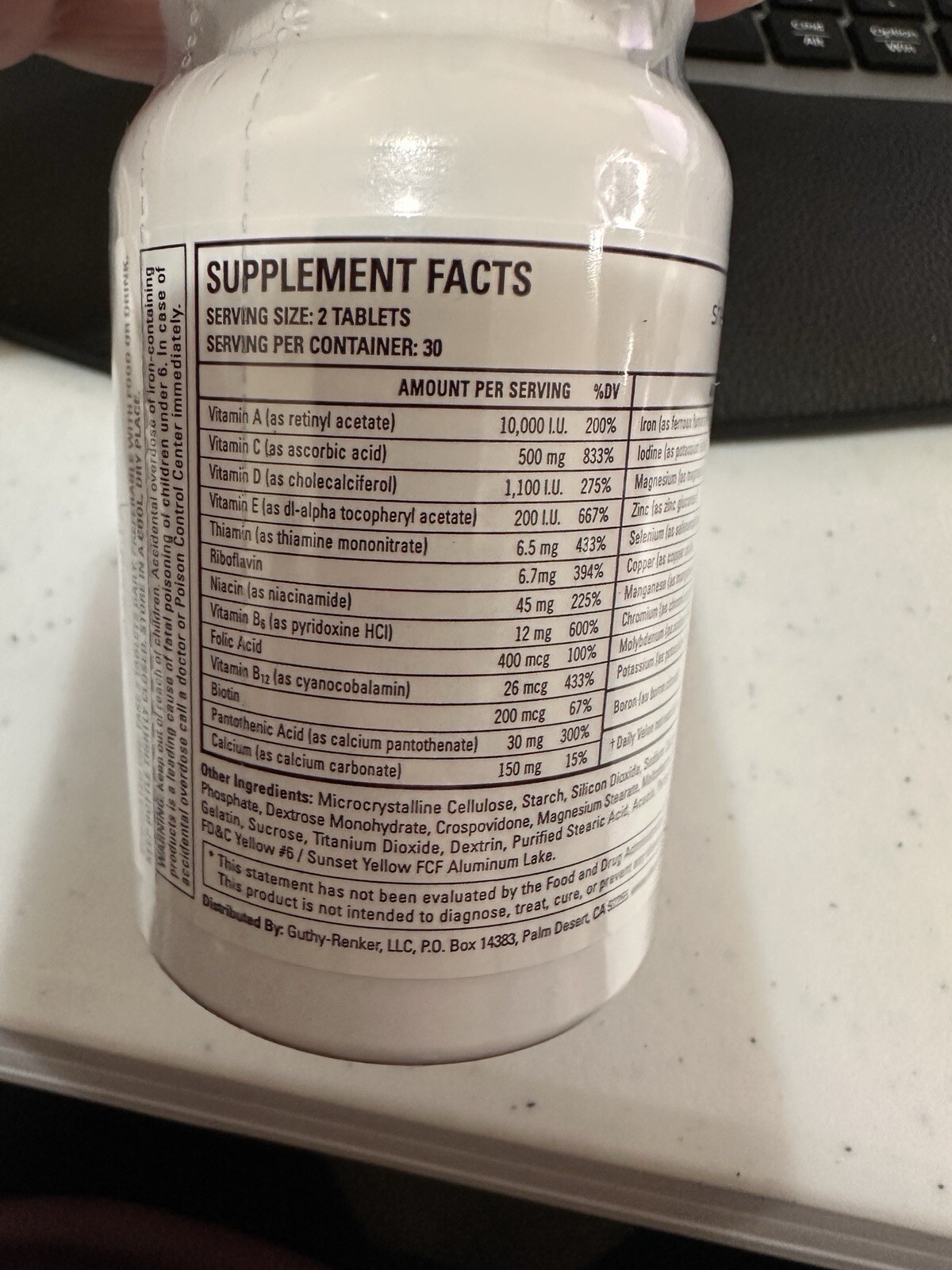 Multivitamin Sheer Cover Studio Daily Plus RADIENT SKIN COMPLEX Supplement 60