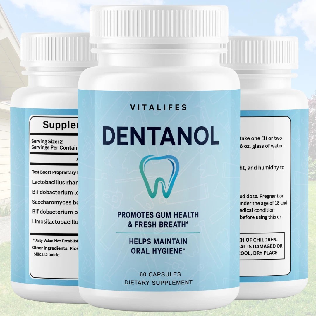(5 Pack) Dentanol Oral Probiotic Support for Healthy Teeth & Gums 300 Capsules