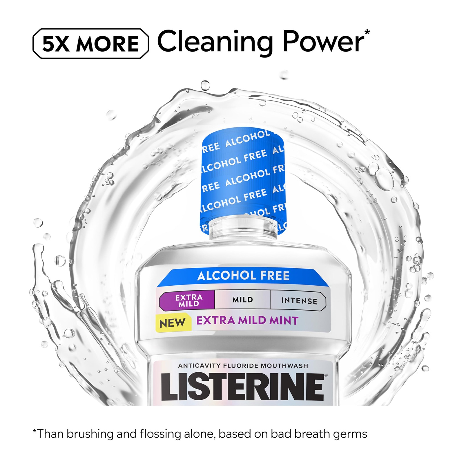 Listerine Total Care Alcohol-Free Anticavity 33.8 Fl Oz (Pack of 1), Purple