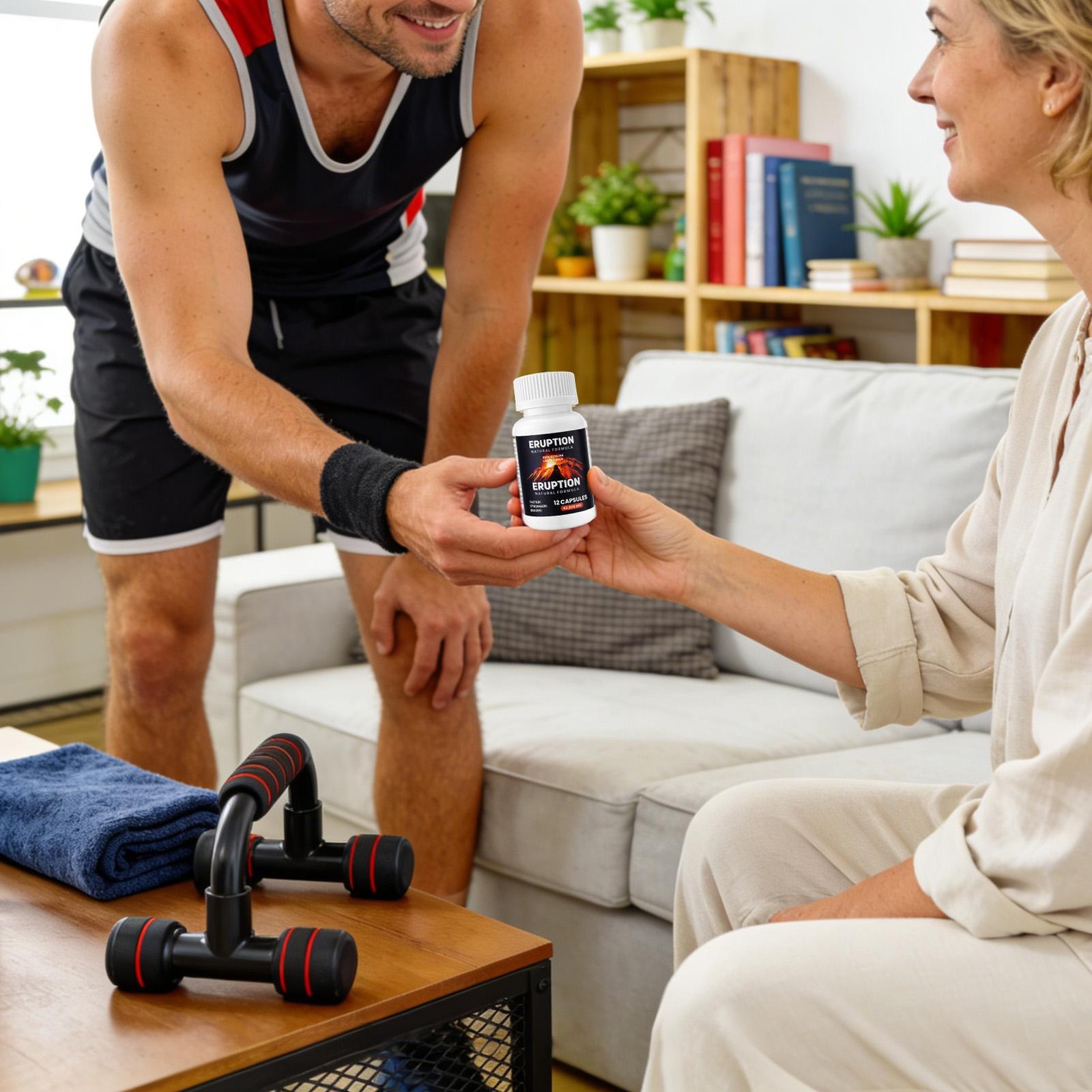 2x ERUPTION – Male Performance Support – Boost Stamina, Size, Stamina & Vitality