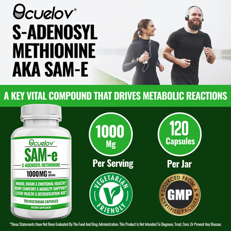 SAM-e – S-adenosylmethionine 1000 Mg Capsules MOOD, BRAIN & EMOTIONAL HEALTH