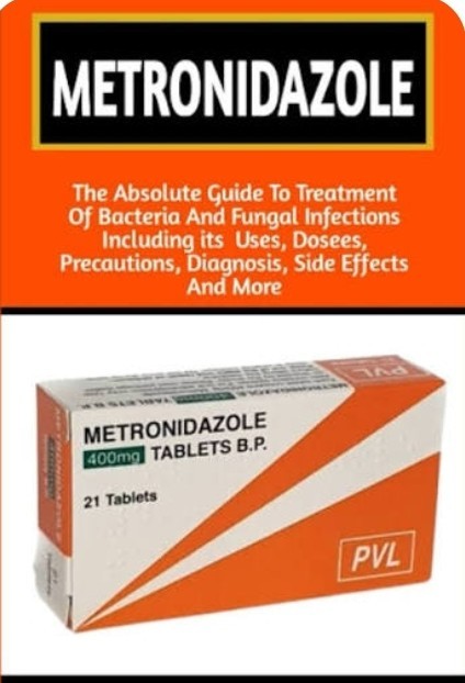 Notebook METRONIDAZOL antibiotic to help with frequent infections 500mg/ X 20💊