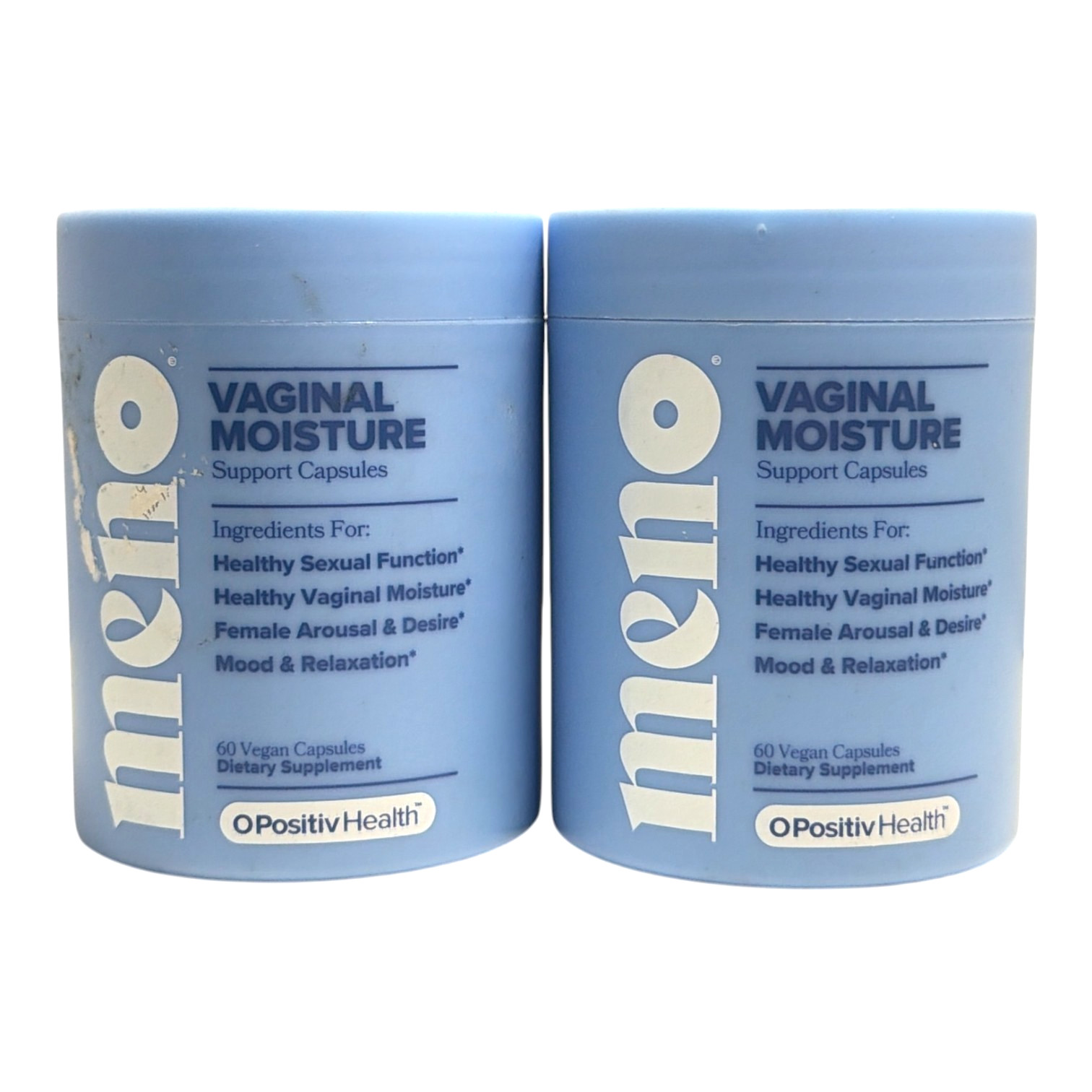*O+ Positiv MENO Vaginal Moisture Support Capsules -60 Capsules- LOT OF 2
