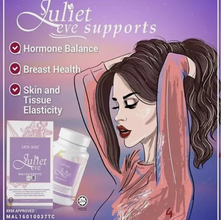 Satin Skinz Juliet EVE Woman Bust Up Breast Anti-Aging Slim ( 1 Pack )