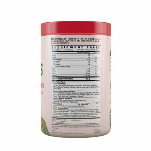 Super Green Drink Mix Berry 10.6 Oz by Country Farms