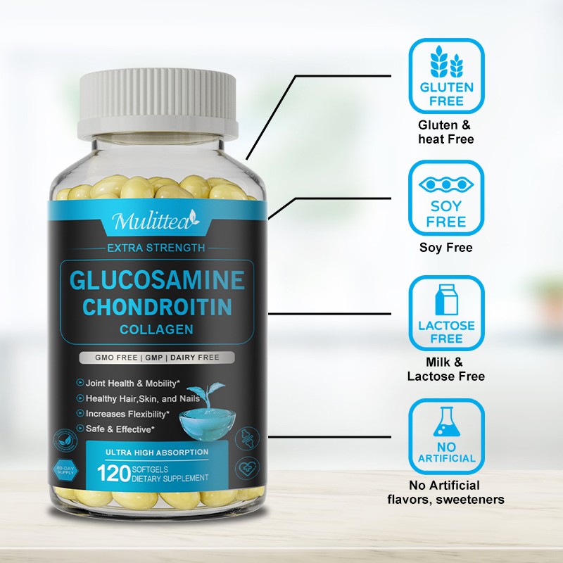 Glucosamine Chondroitin with COLLAGEN Cissus Quadrangularis MSM Turmeric