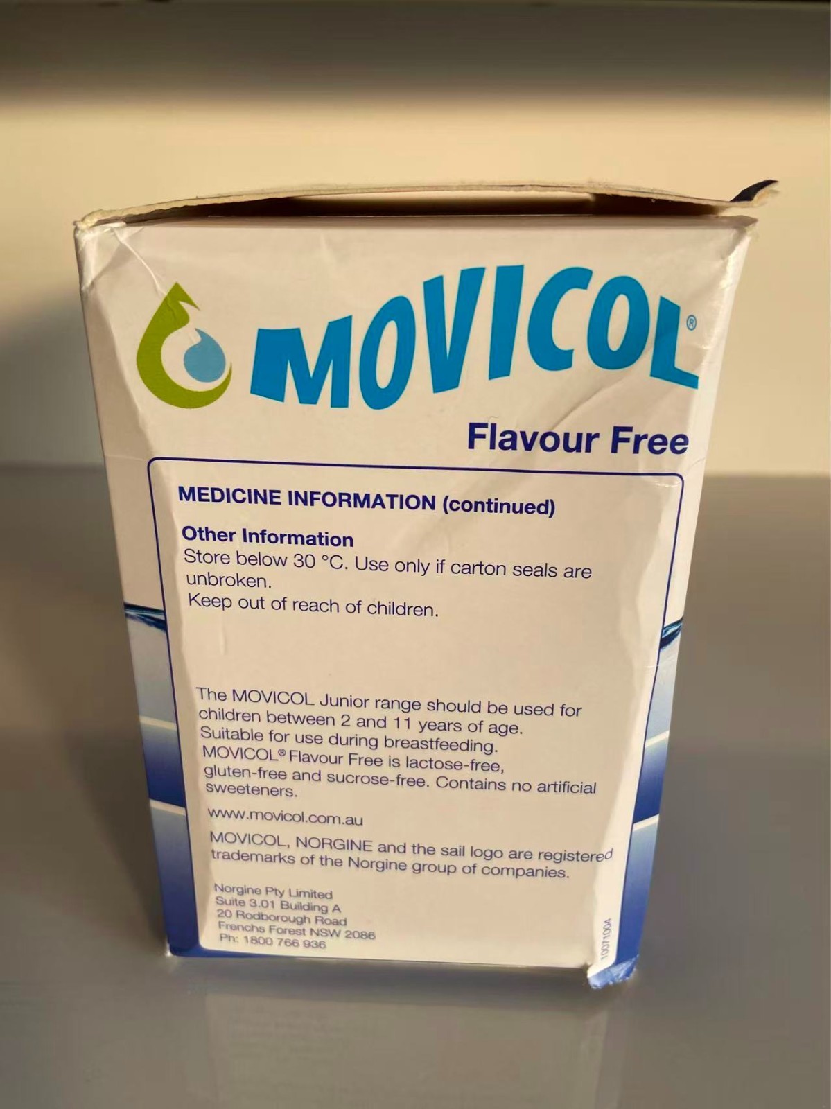 Movicol Adult Flavour Free 30 Sachets（EXP：11/2026）