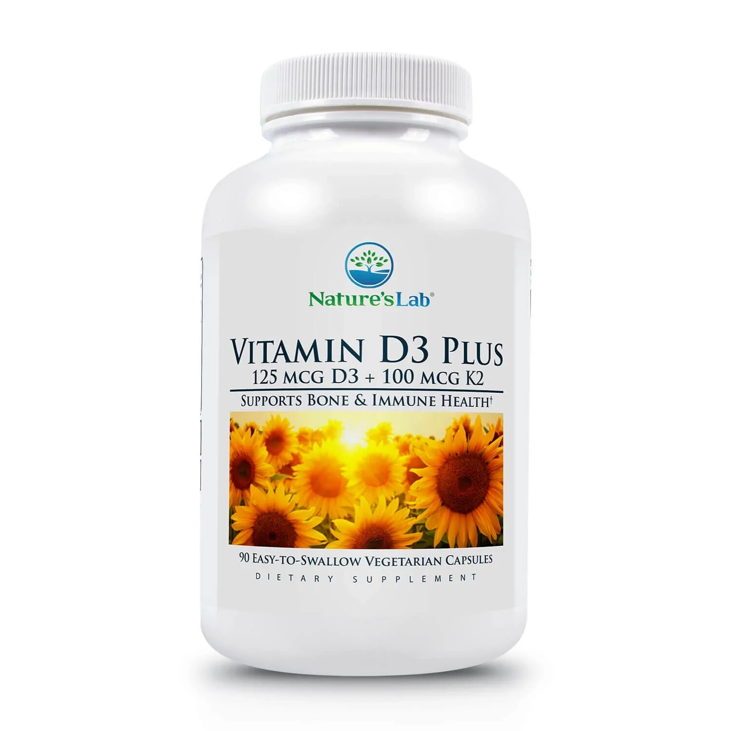 Natures’ Lab Vitamin D3 plus | Immune & Bone Support | 90 Capsules