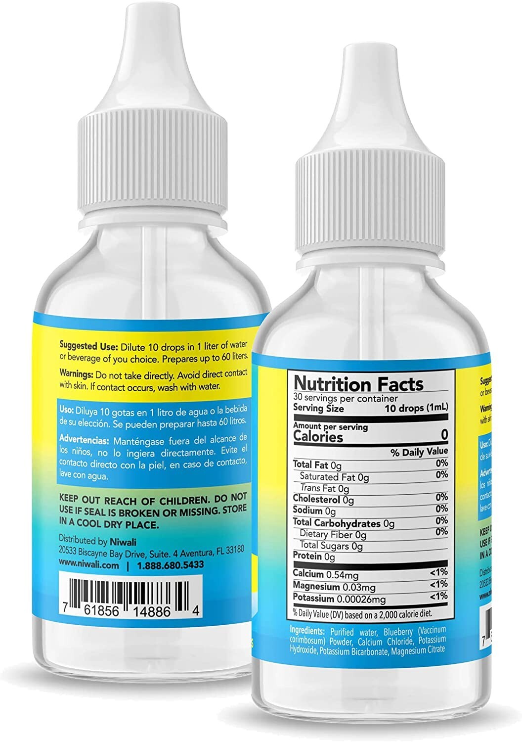 Niwali Alka Lizer Antioxidants Alkaline Mineral Drops 1Oz, Electrolyte Water, ph