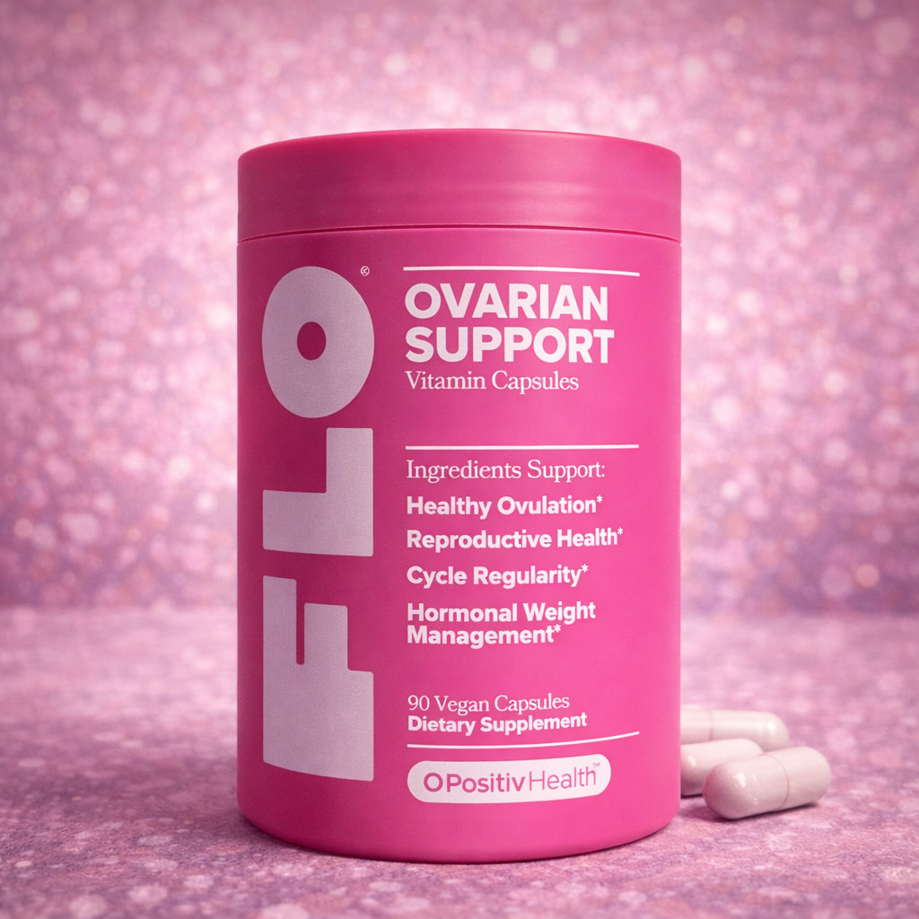 O Positiv FLO Ovarian Support Vegan Capsules – 90ct EXP 06/29/2026