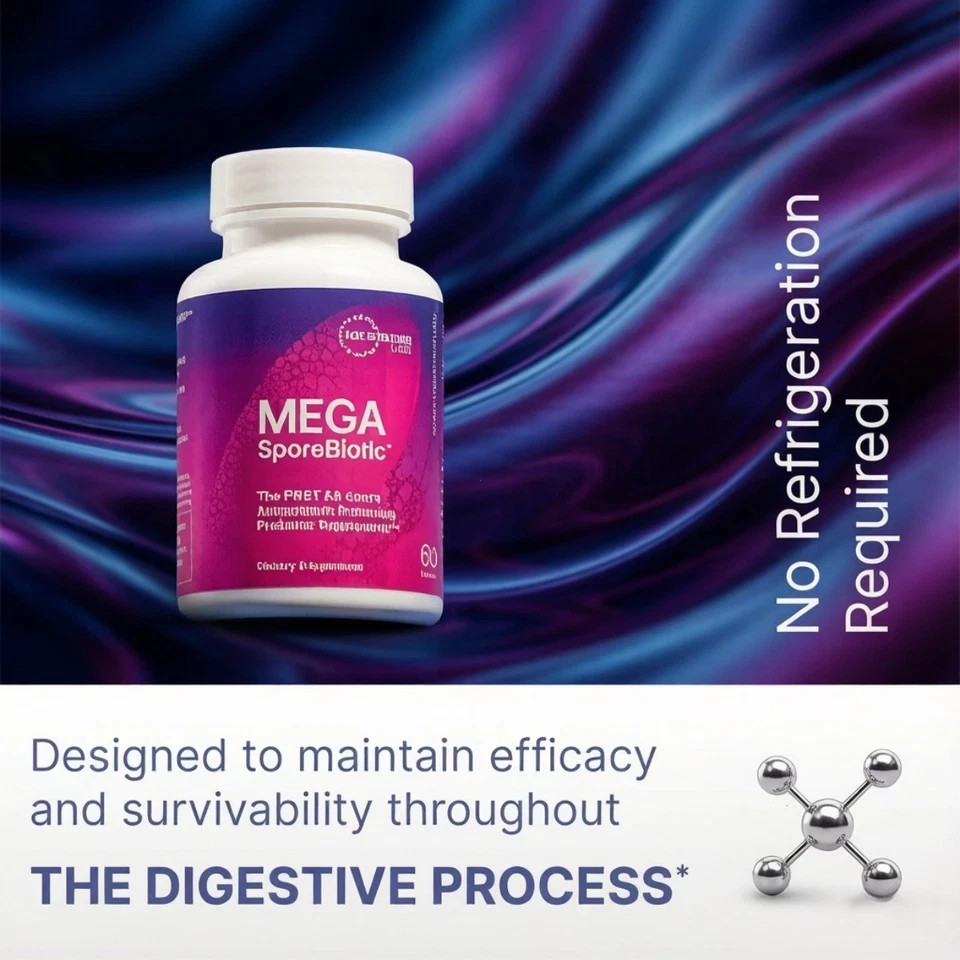 1-Pack Mega SporeBiotic Probiotic High Potency for Microbiome Health brand new