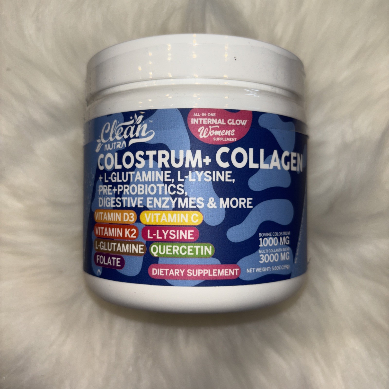 Instant Bovine Colostrum+ Collagen Unflavored 5.6oz BB 12/26 TIKTOK VIRAL
