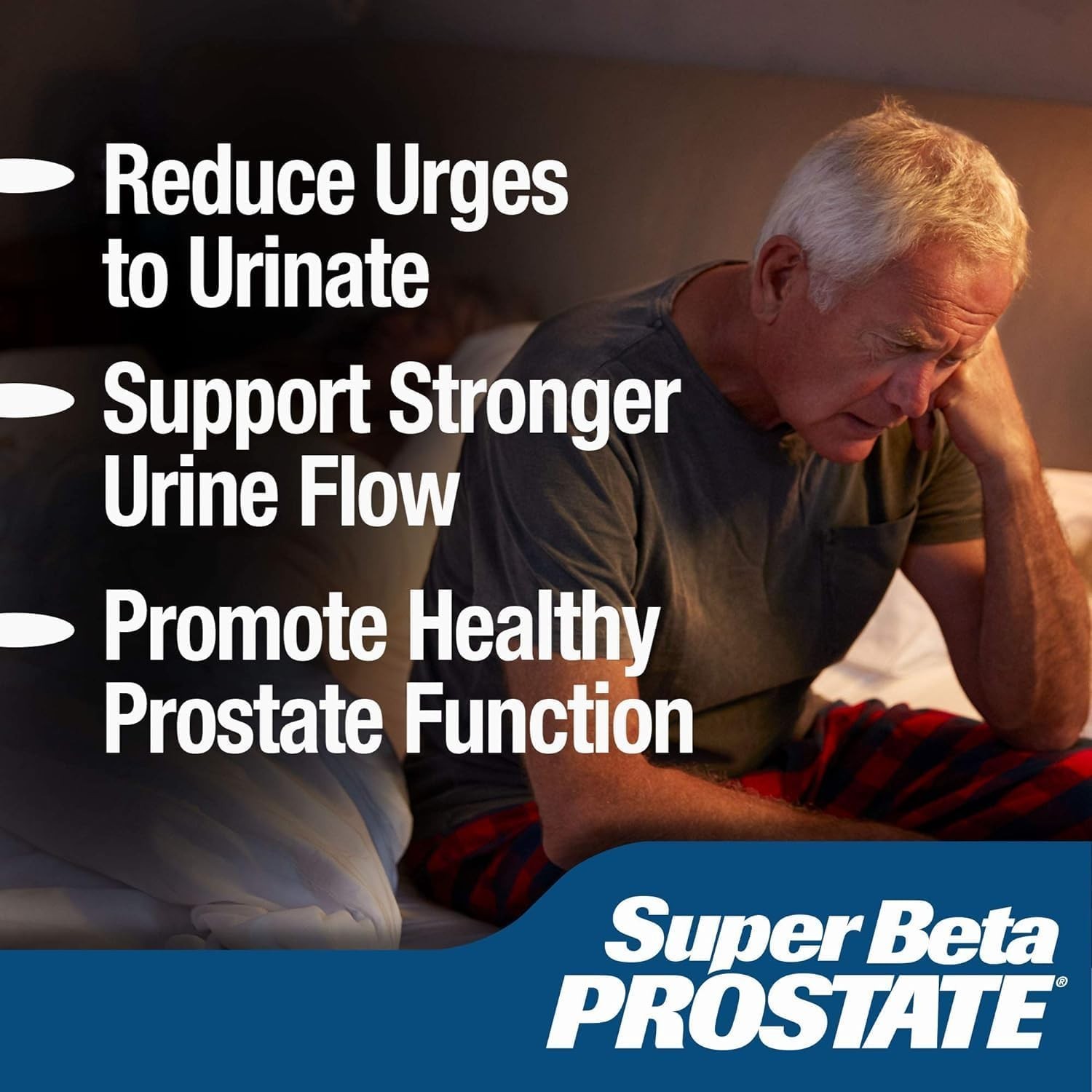 SUPER BETA PROSTATE Support Supplement for Men’s Health 60 Count (Pack of 2)