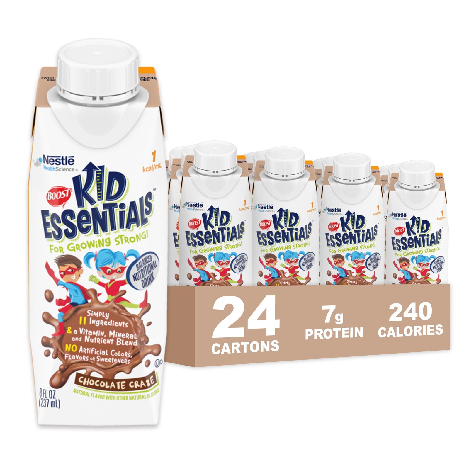 Boost Kid Essentials 1.0 Chocolate Craze 24 X 8 Fl Oz Carton 00043900913599