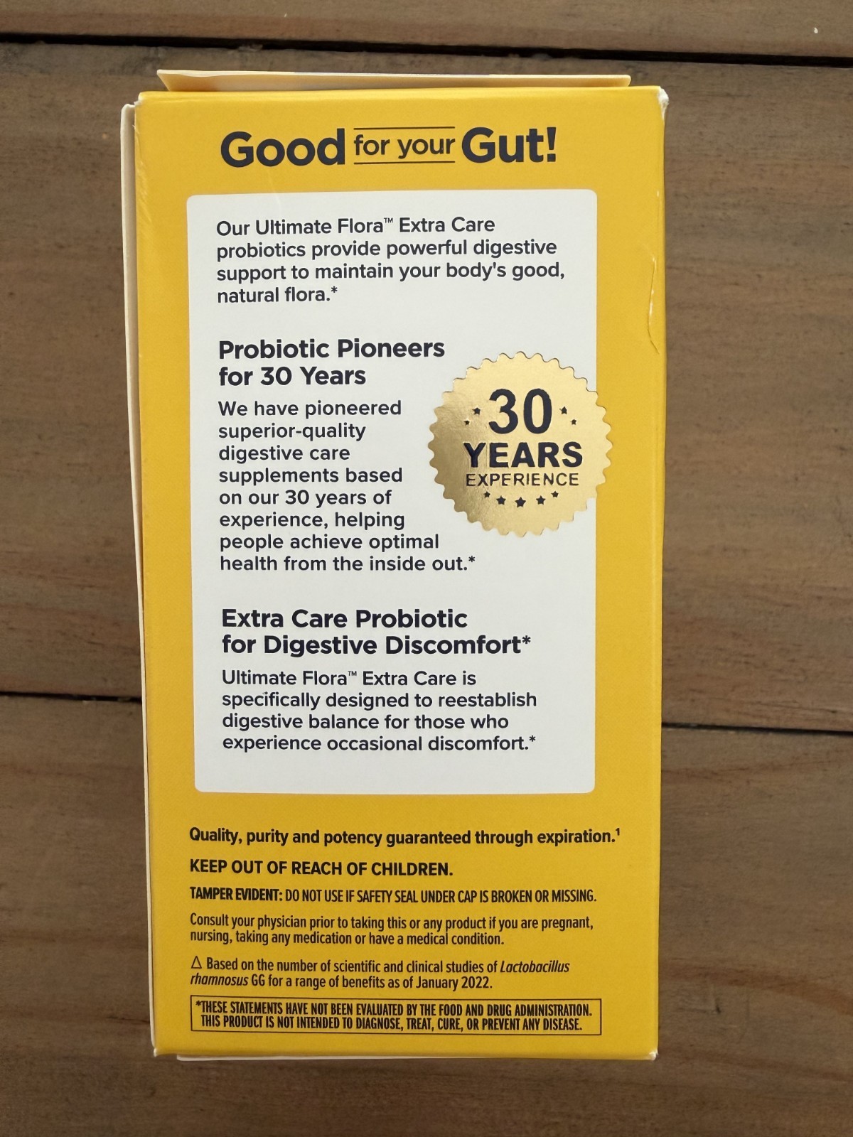 Renew Life Ultimate Flora Probiotic Extra Care 30 Billion 60 Capsule Exp 4/27