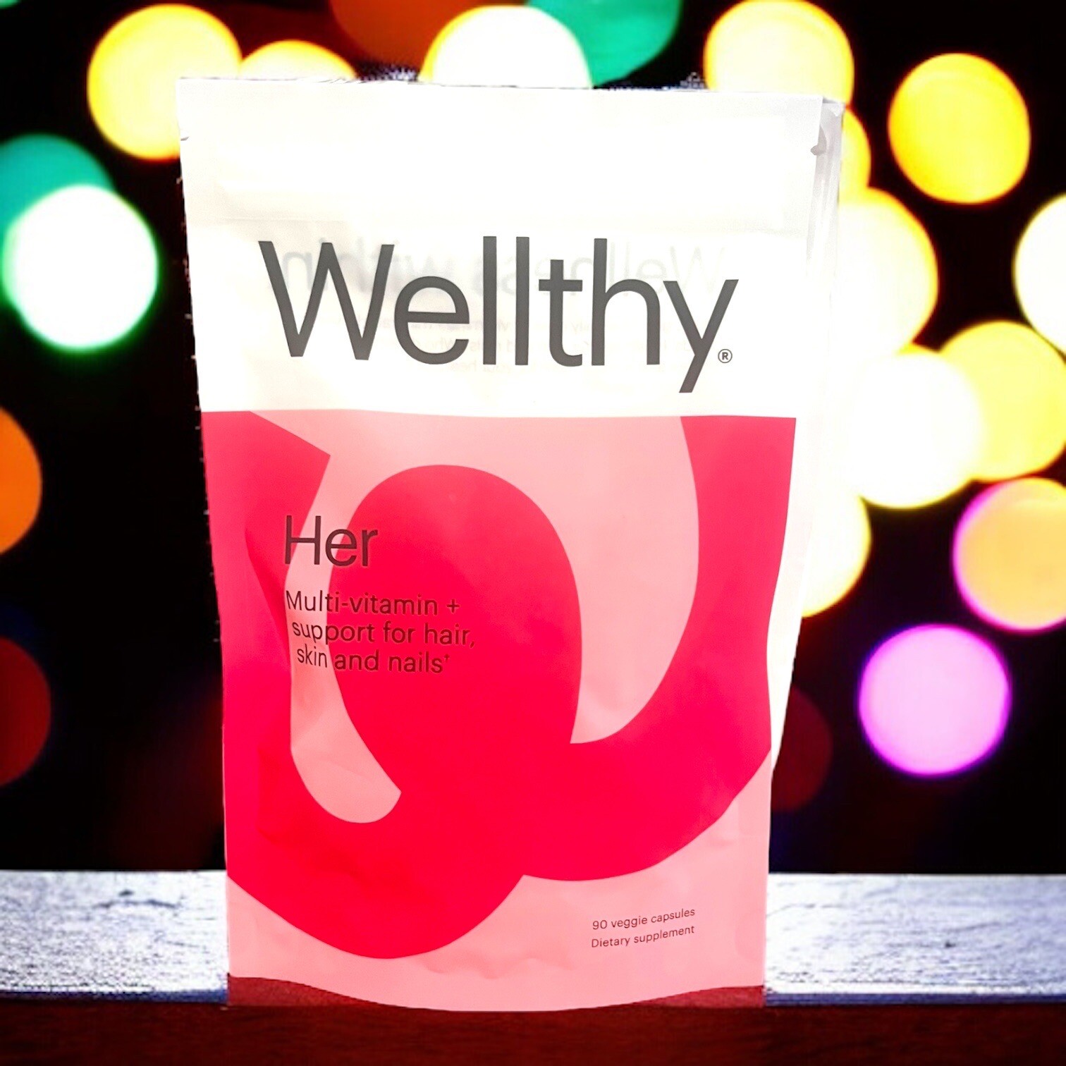 Wellthy Her Women’s Multi Vitamin 90 Veggie Capsules New in Sealed Pack MSRP $85