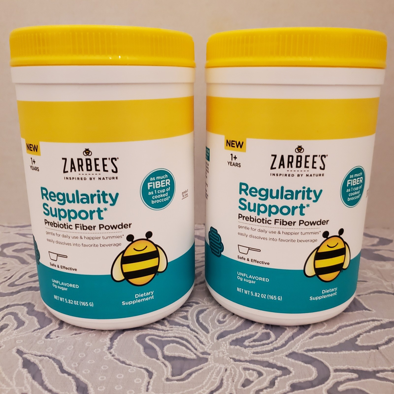 2 Zarbee’s 02/27 Children’s Regularity Support Prebiotic Fiber Powder Unflavored