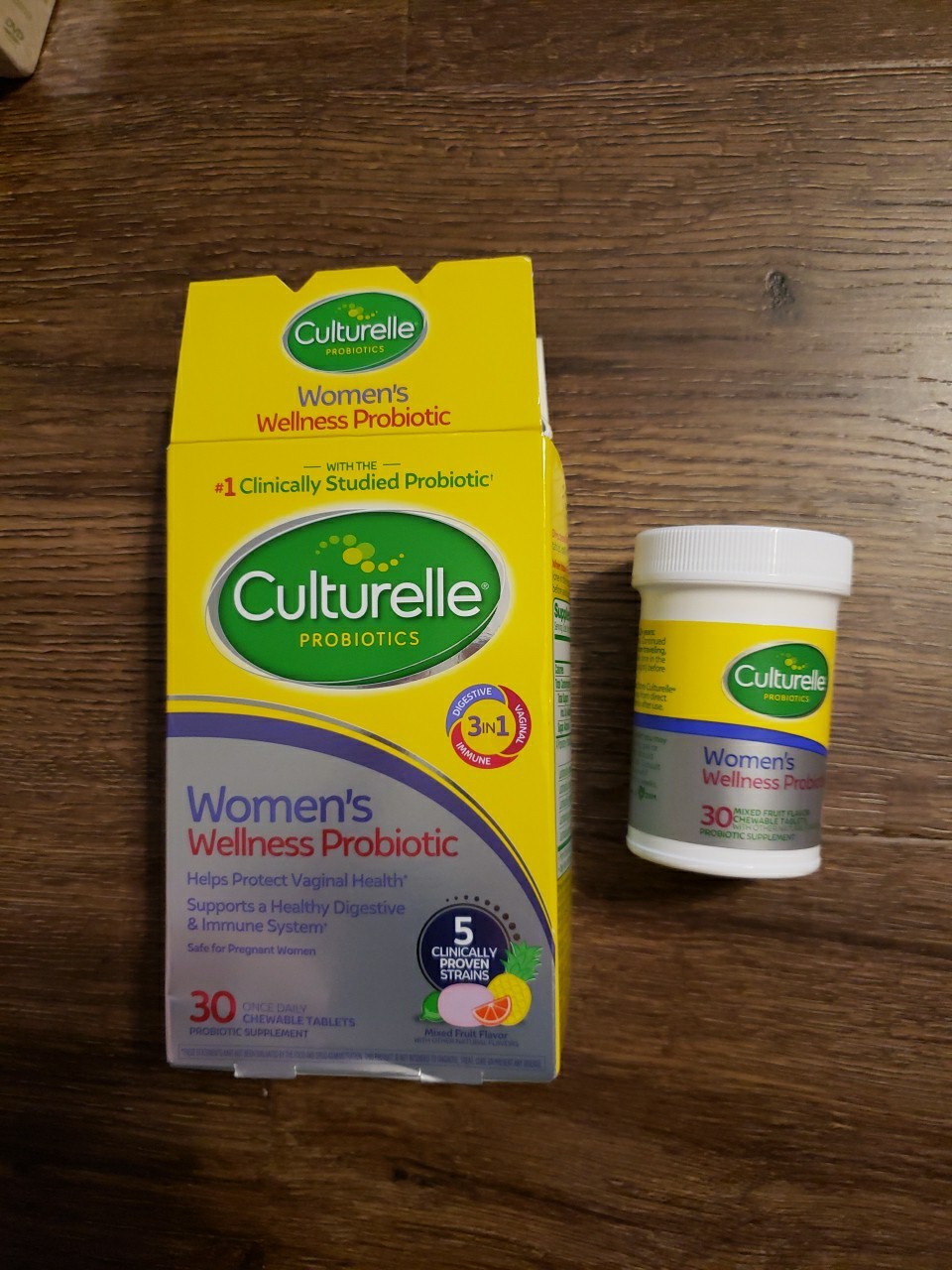 Culturelle Women’s Wellness, Daily Chewable Probiotics – 30 Tablets EXP: 09/26
