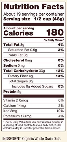 Bob’s Red Mill Organic 32 Ounce (Pack of 4), Off-white to Tan Light Brown