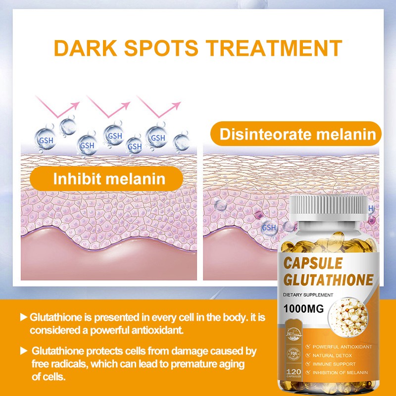 120 Capsules Collagen Pills Whitening Skin Bleaching Lightening Love
