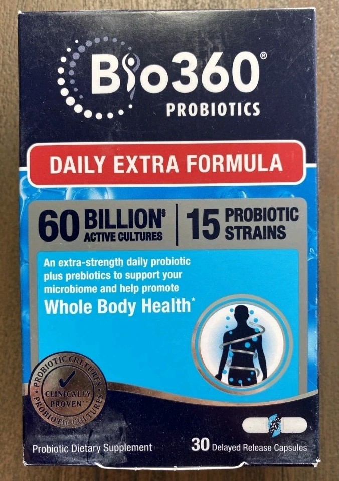 Adult Daily Extra Strength Probiotic Women & Men, 60 Billion CFU, SKU4 Exp 11/25