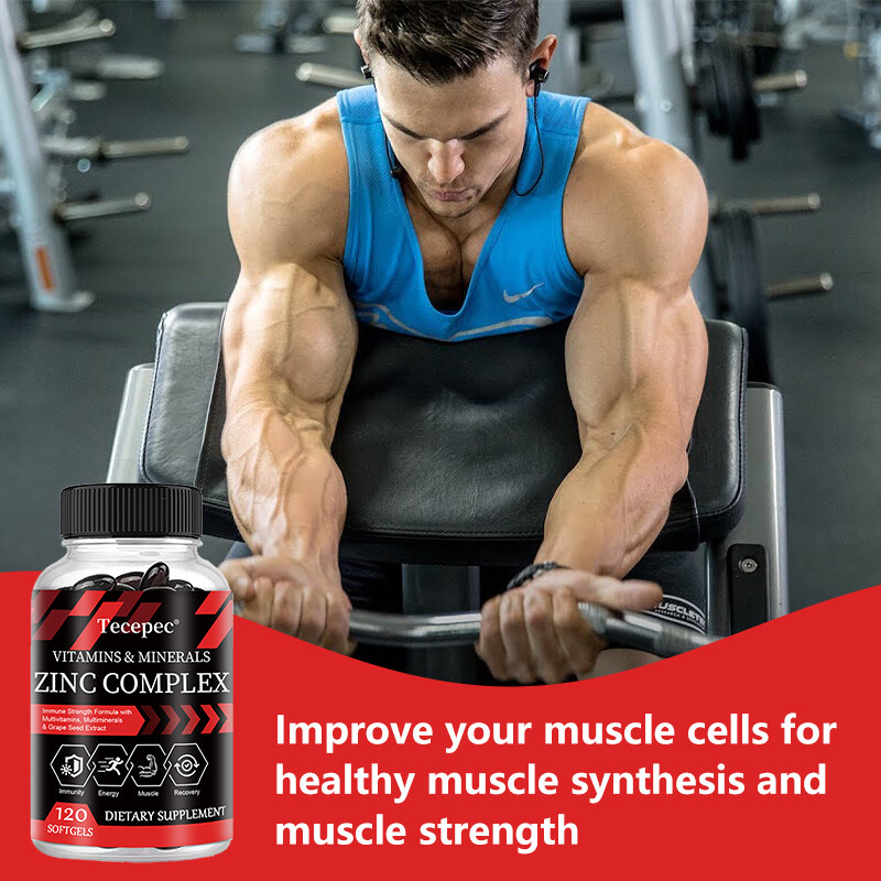 Multivitamin/Multimineral Supplement with Zinc Complex, Boost Energy, Immune