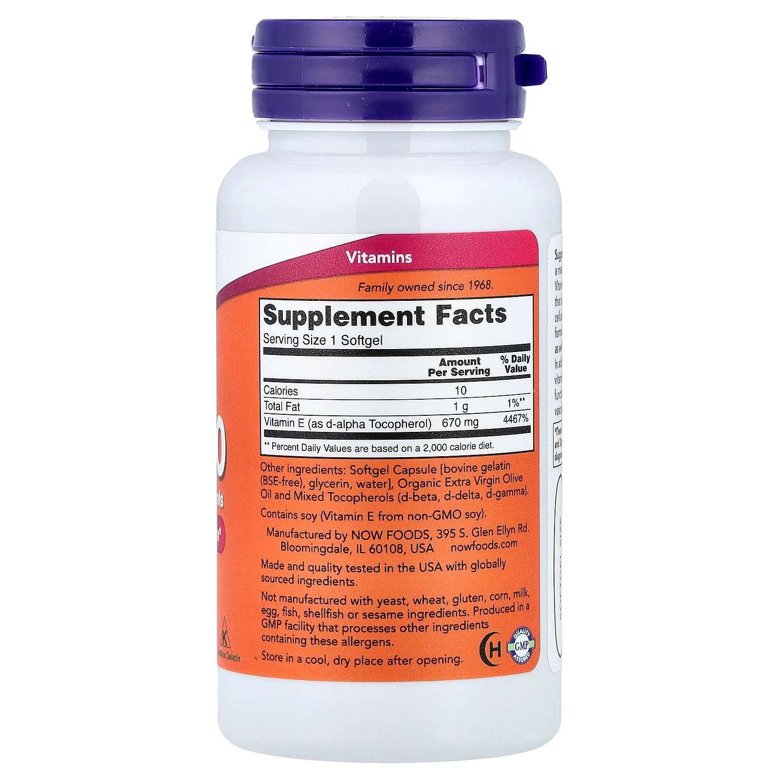 E-1000 with Mixed Tocopherols, 670 mg (1,000 IU), 50 Softgels