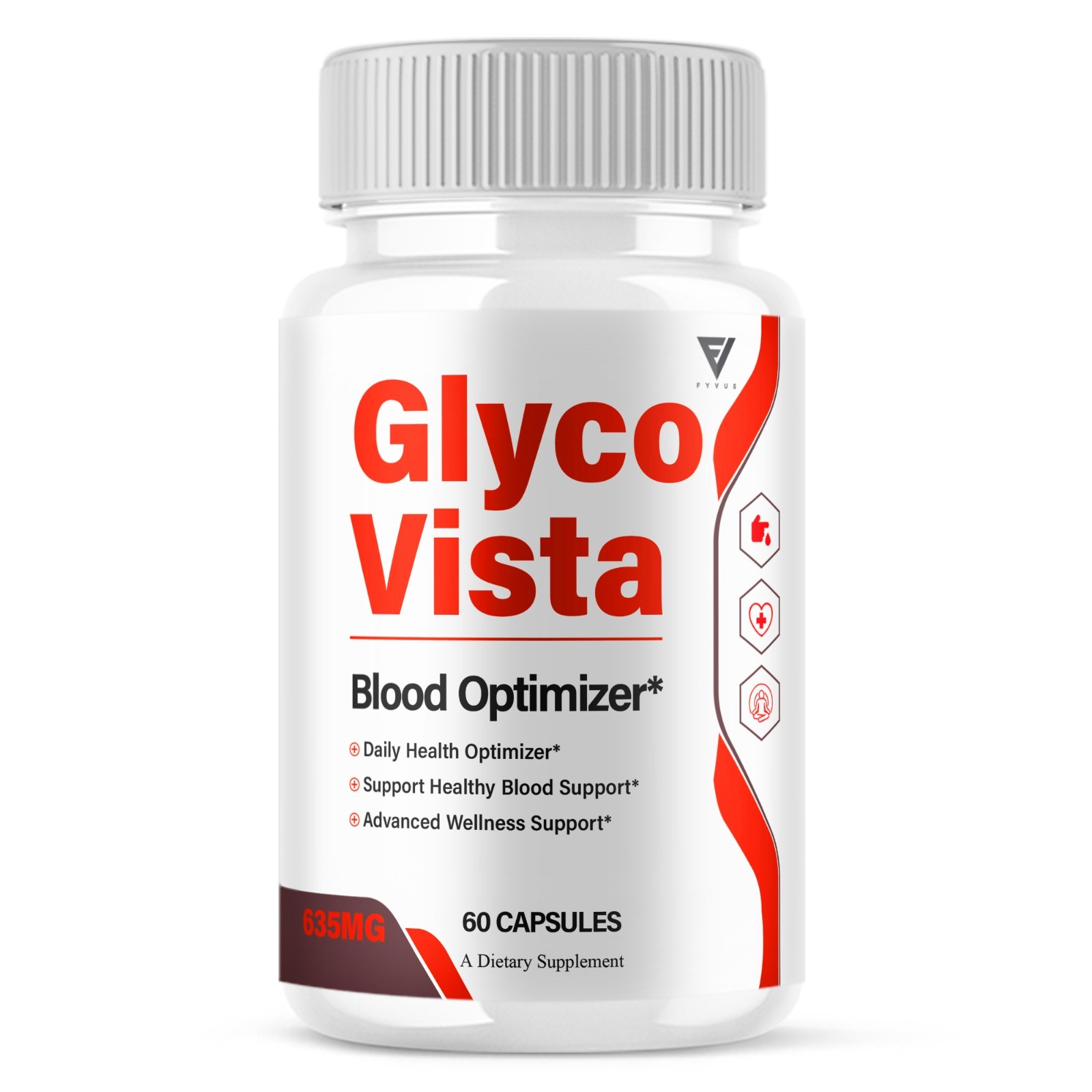 Glyco Vista Blood Support Pills, GlycoVista Supplement (60 Capsules)
