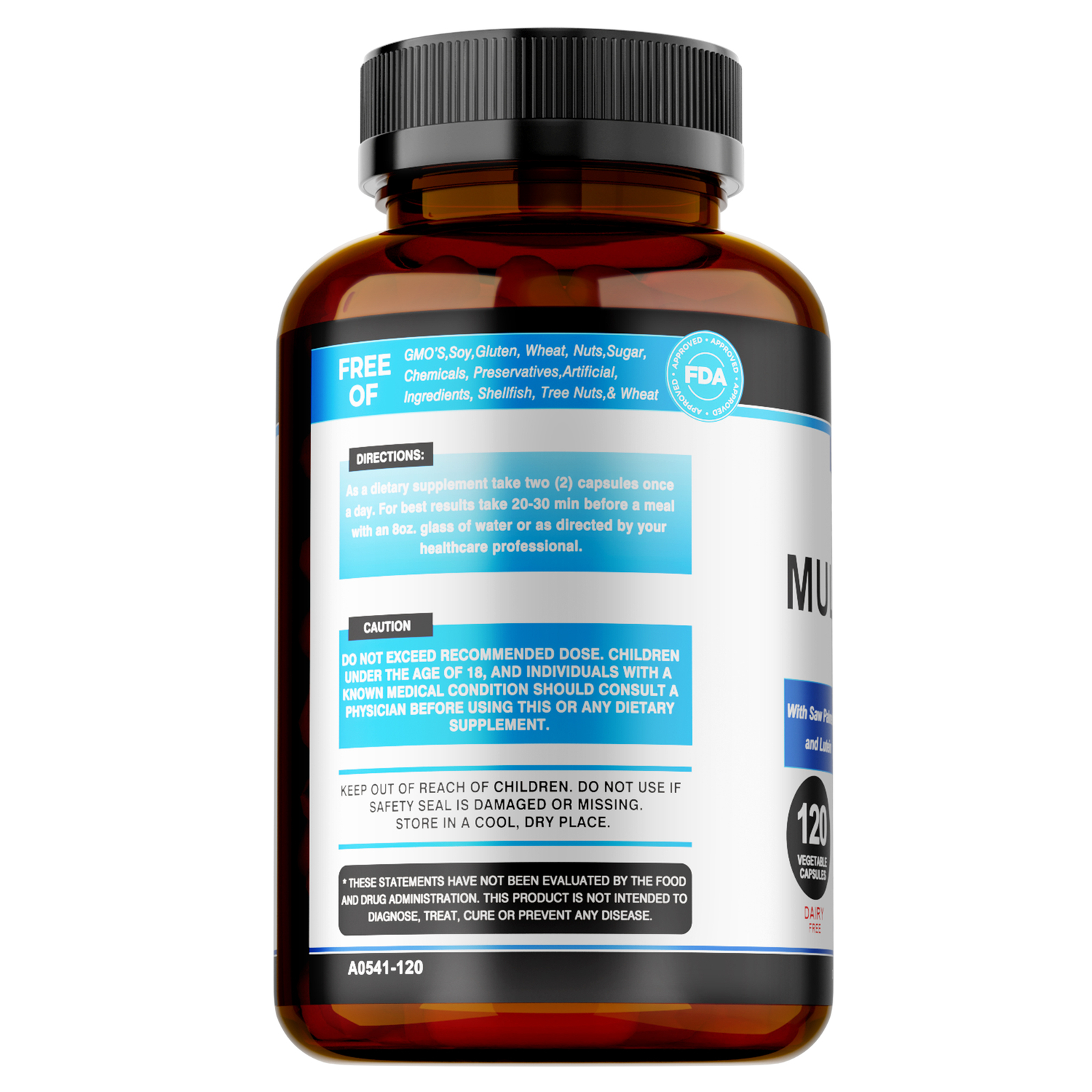 Men’s Multivitamin -Heart Health,Support Men’s Prostate and Urinary Tract Health