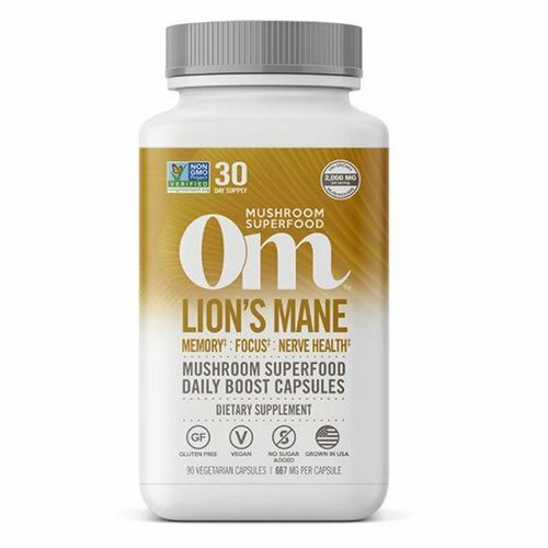 Lion’s Mane 90 Veg Caps By Om Mushrooms