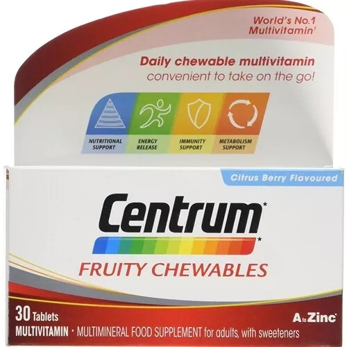 Centrum Fruity Chewables 30 count
