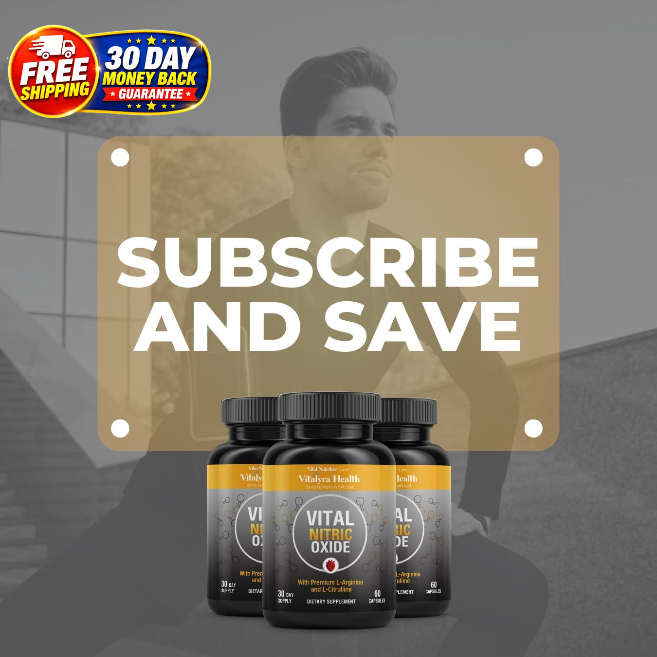 Nitric Oxide Supplements for Men – Boost Blood Flow, Energy & Workout