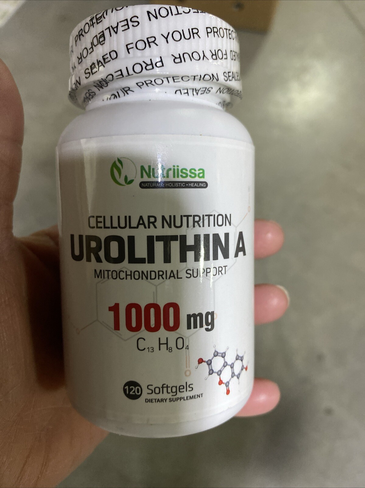 Nutriissa Urolithin A 120ct 1000mg Premium Quality Exp 08/2025